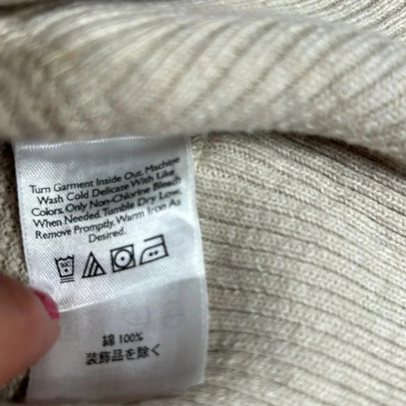 Eddie Bauer Sport Shop, Cotton,waffle knit,sweater,men XL.quarter zip, EC - Picture 9 of 9